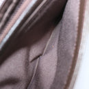 BURBERRY Nova Check Shoulder Bag Canvas Beige Auth yk11223-20