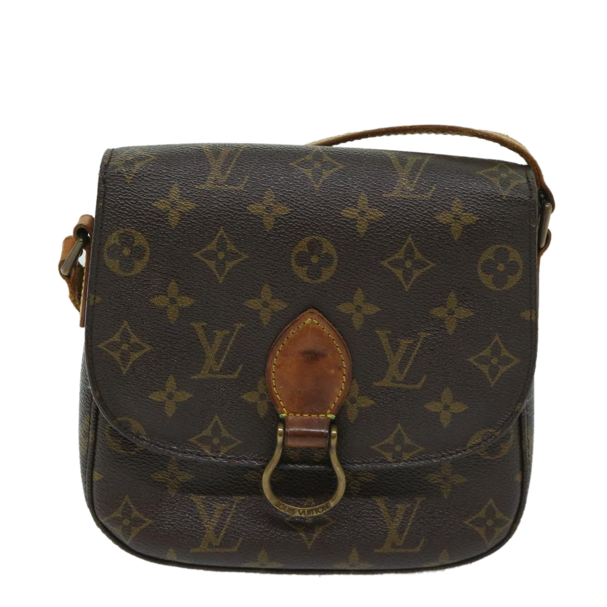 LOUIS VUITTON Monogram Saint Cloud MM Shoulder Bag M51243 LV Auth yk11229