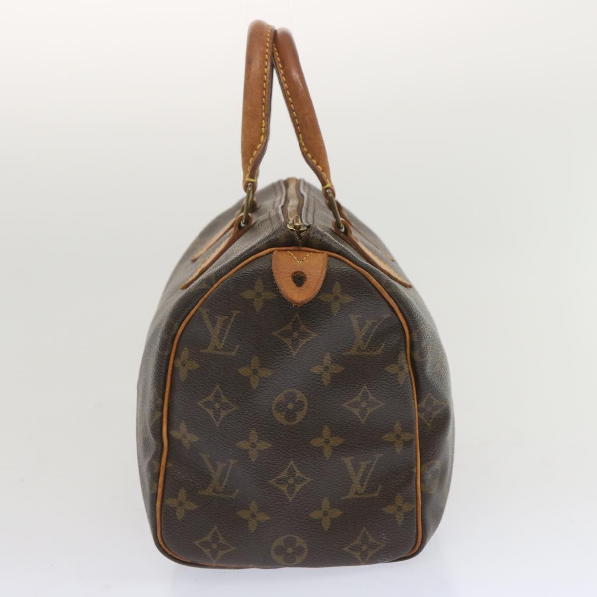 LOUIS VUITTON Monogram Speedy 25 Hand Bag M41528 LV Auth yk11231