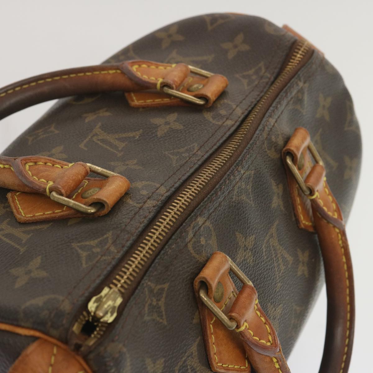 LOUIS VUITTON Monogram Speedy 25 Hand Bag M41528 LV Auth yk11231