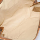 MCM Vicetos Logogram Clutch Bag PVC Brown Auth yk11233-10