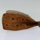 MCM Vicetos Logogram Clutch Bag PVC Brown Auth yk11233-5