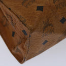 MCM Vicetos Logogram Clutch Bag PVC Brown Auth yk11233-8