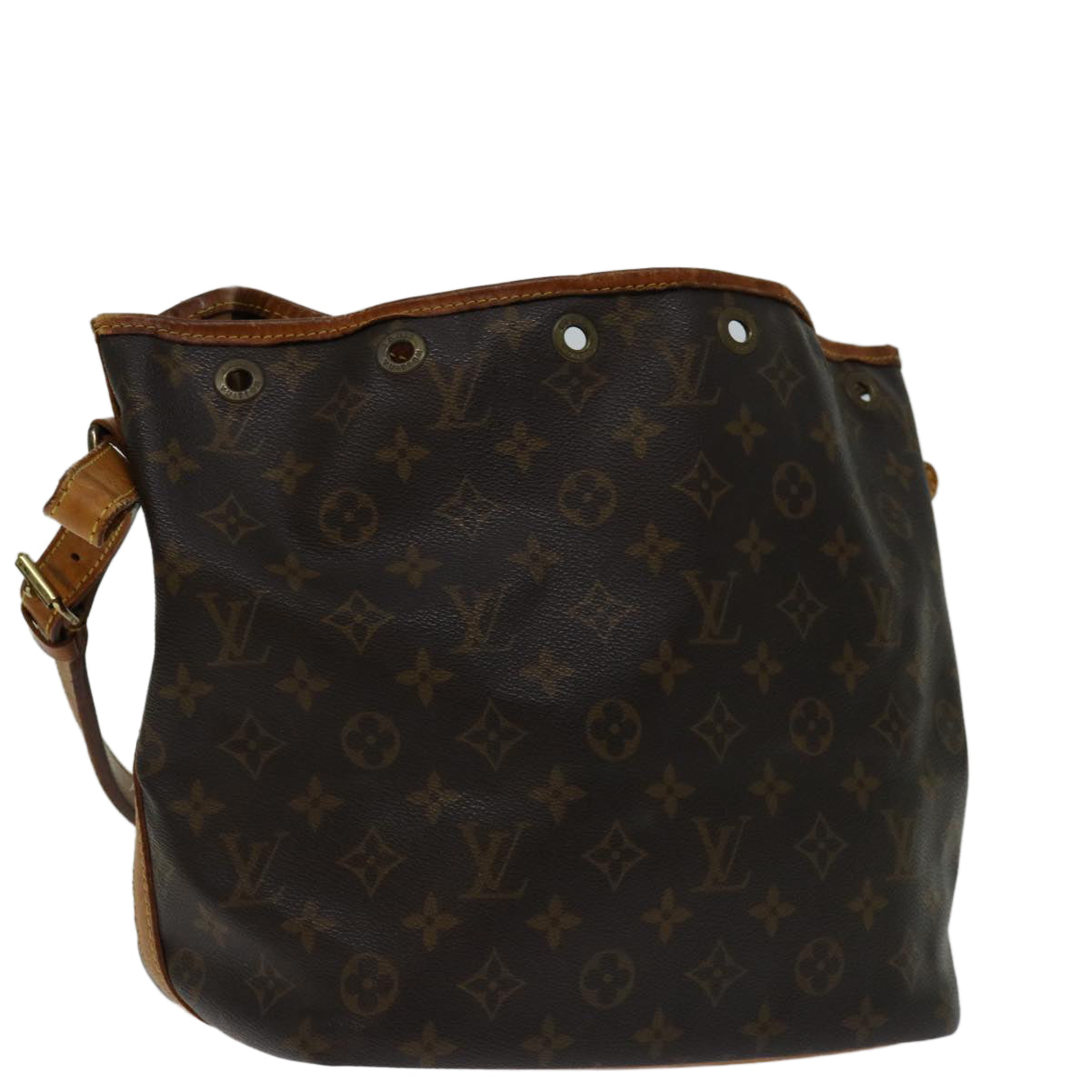 LOUIS VUITTON Monogram Petit Noe Shoulder Bag M42226 LV Auth yk11234