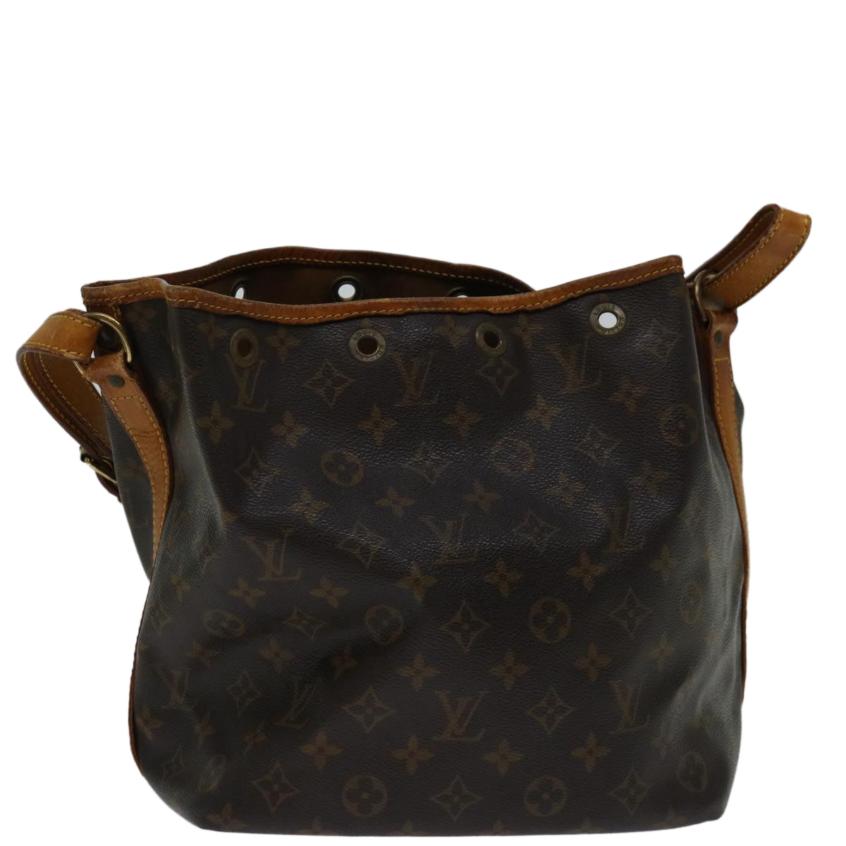 LOUIS VUITTON Monogram Petit Noe Shoulder Bag M42226 LV Auth yk11234