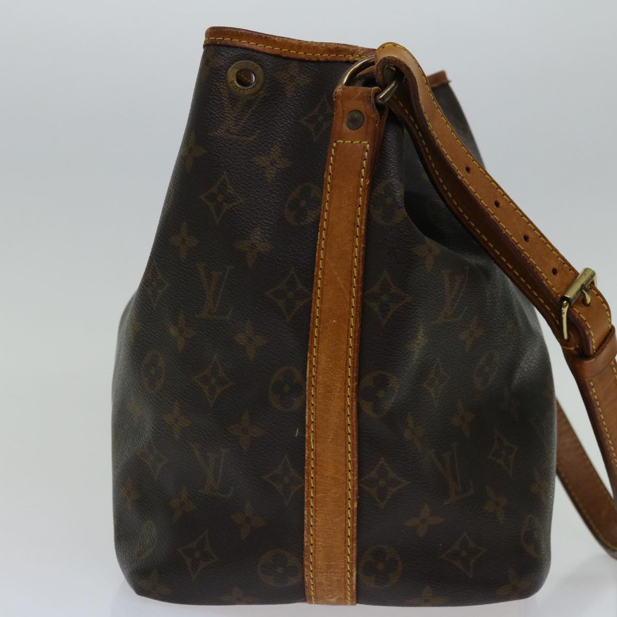 LOUIS VUITTON Monogram Petit Noe Shoulder Bag M42226 LV Auth yk11234