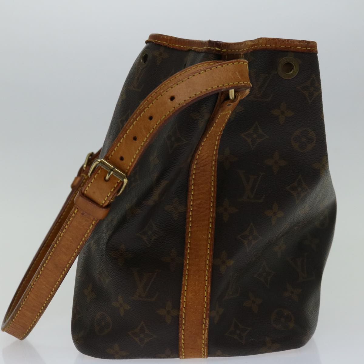 LOUIS VUITTON Monogram Petit Noe Shoulder Bag M42226 LV Auth yk11234