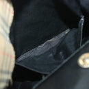 Burberrys Nova Check Shoulder Bag Canvas Beige Black Auth yk11247-11