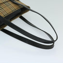 Burberrys Nova Check Shoulder Bag Canvas Beige Black Auth yk11247-7