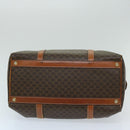 CELINE Macadam Canvas Boston Bag PVC Brown Auth yk11253-5