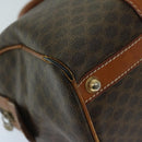 CELINE Macadam Canvas Boston Bag PVC Brown Auth yk11253-14