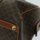 CELINE Macadam Canvas Boston Bag PVC Brown Auth yk11253-15
