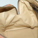 CELINE Macadam Canvas Boston Bag PVC Brown Auth yk11253-19