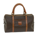 CELINE Macadam Canvas Boston Bag PVC Brown Auth yk11253-13
