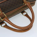 CELINE Macadam Canvas Boston Bag PVC Brown Auth yk11253-8