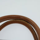 CELINE Macadam Canvas Boston Bag PVC Brown Auth yk11253-9