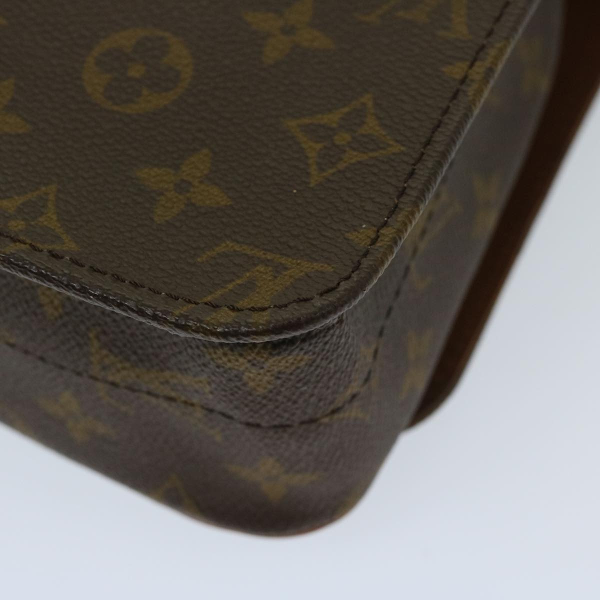 LOUIS VUITTON Monogram Cartouchiere GM Shoulder Bag Vintage M51252 Auth yk11266