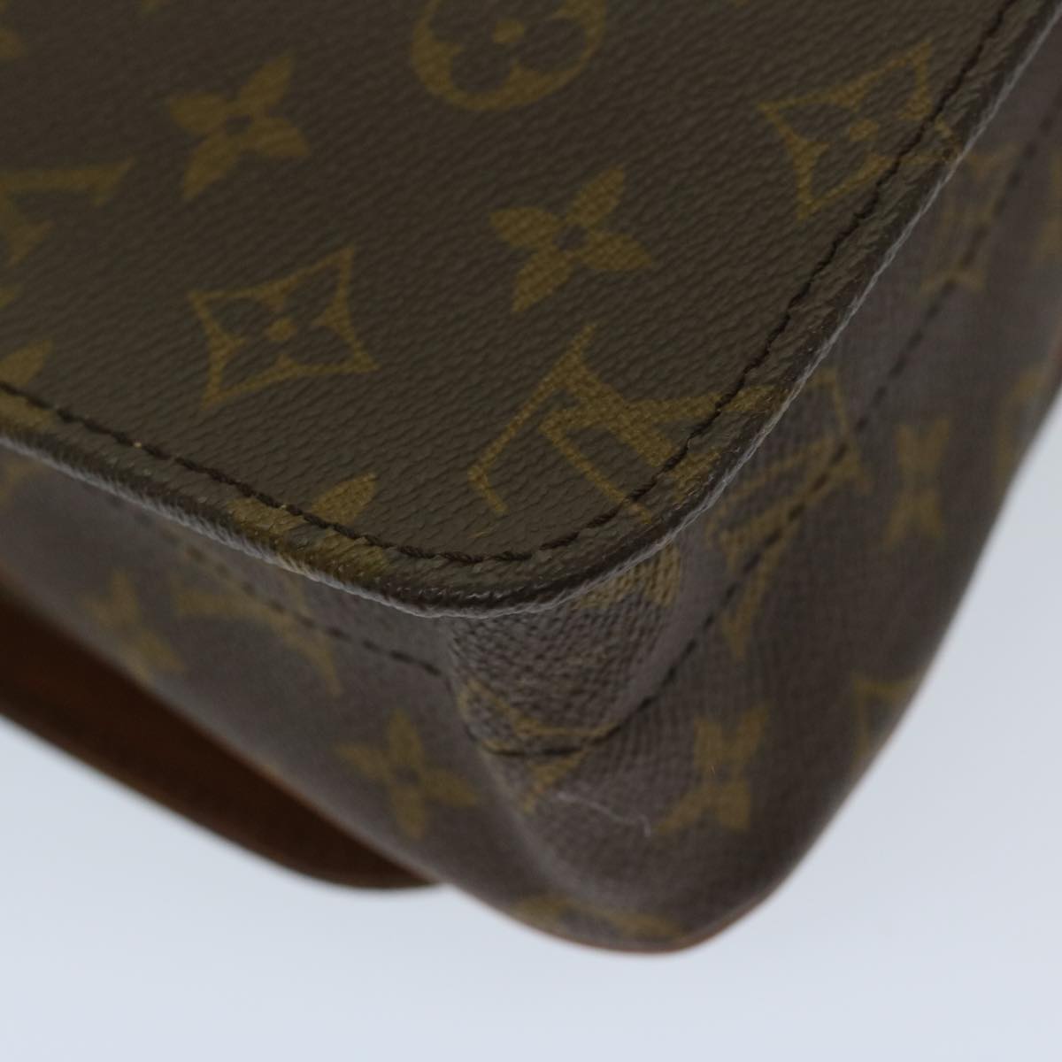 LOUIS VUITTON Monogram Cartouchiere GM Shoulder Bag Vintage M51252 Auth yk11266