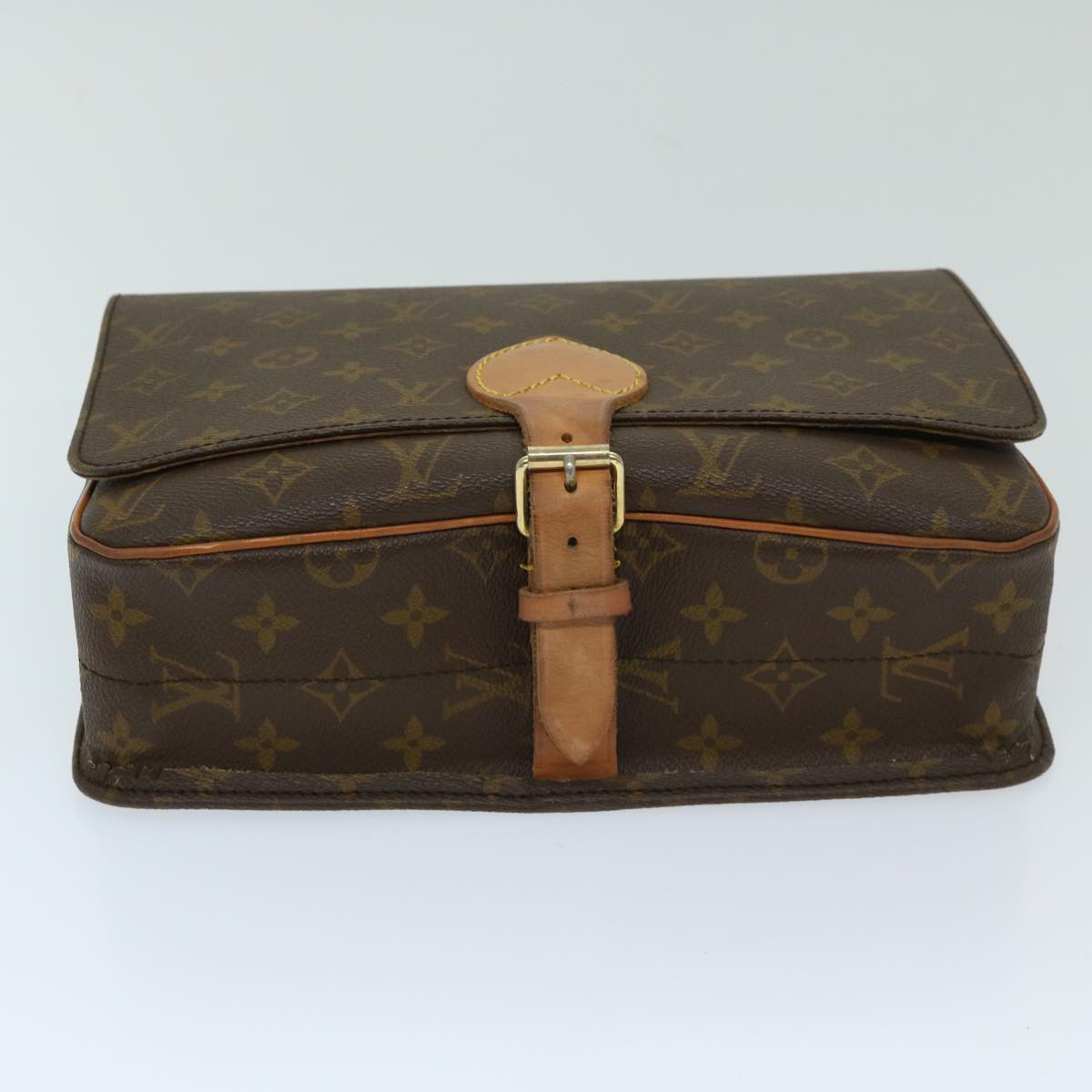 LOUIS VUITTON Monogram Cartouchiere GM Shoulder Bag Vintage M51252 Auth yk11266