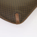 CELINE Macadam Canvas Tote Bag PVC Brown Auth yk11272-16