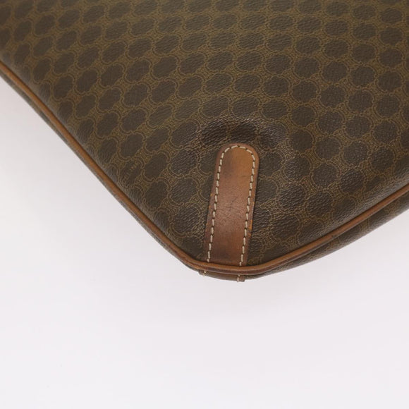 CELINE Macadam Canvas Tote Bag PVC Brown Auth yk11272