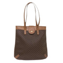 CELINE Macadam Canvas Tote Bag PVC Brown Auth yk11272-13