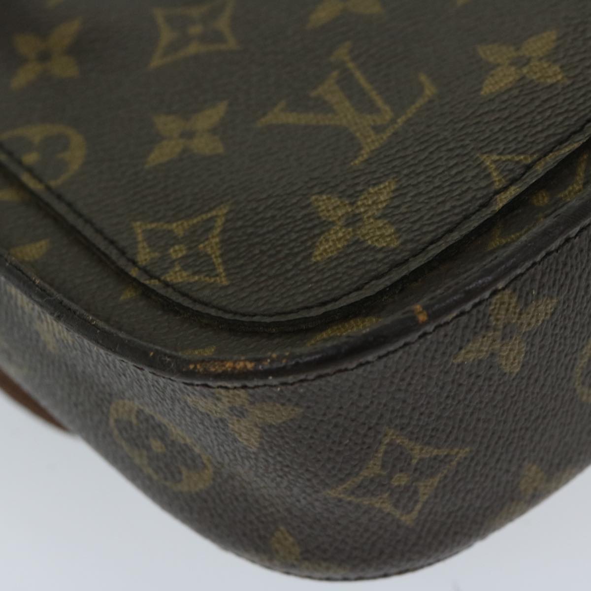 LOUIS VUITTON Monogram Saint Cloud MM Shoulder Bag M51243 LV Auth yk11274