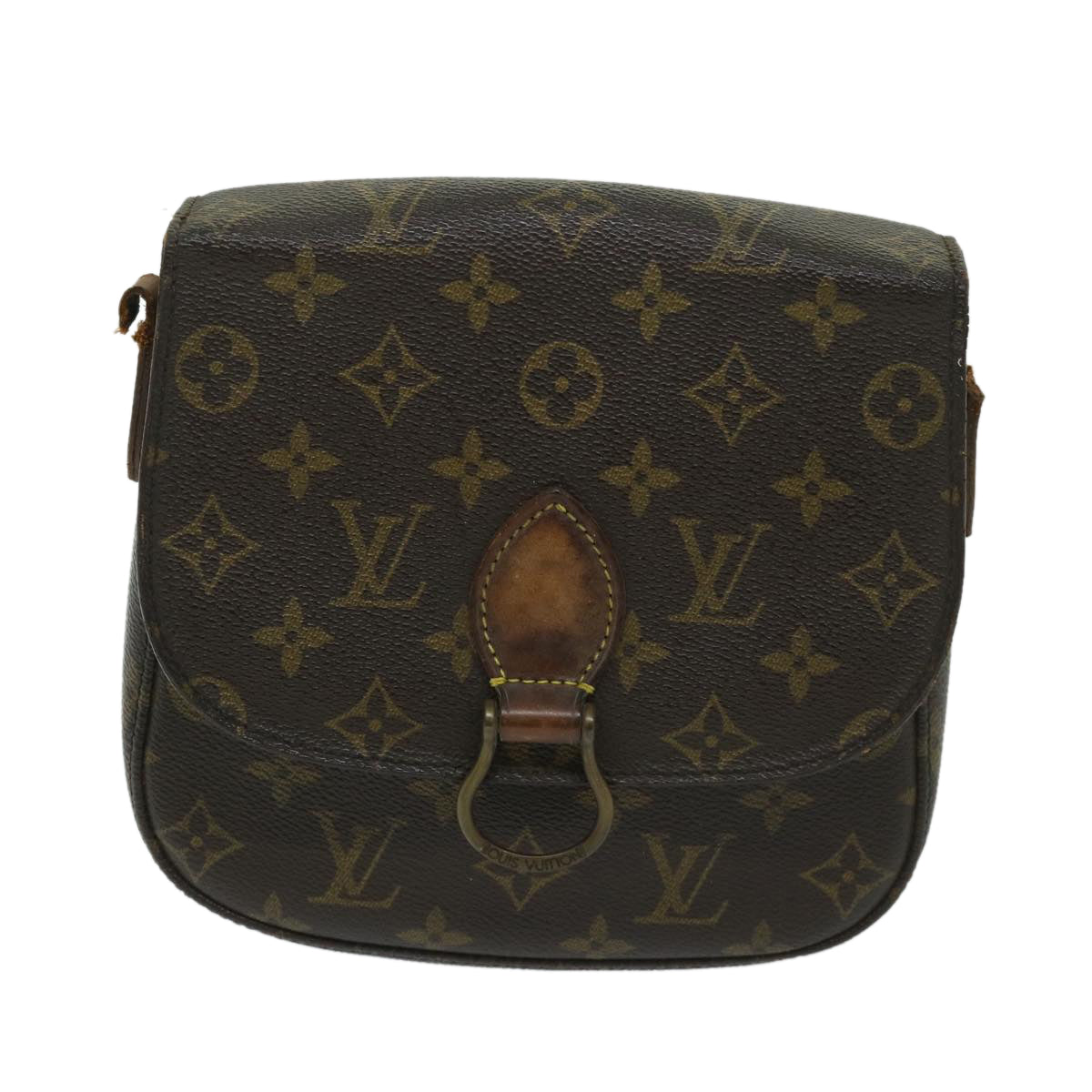 LOUIS VUITTON Monogram Saint Cloud MM Shoulder Bag M51243 LV Auth yk11274