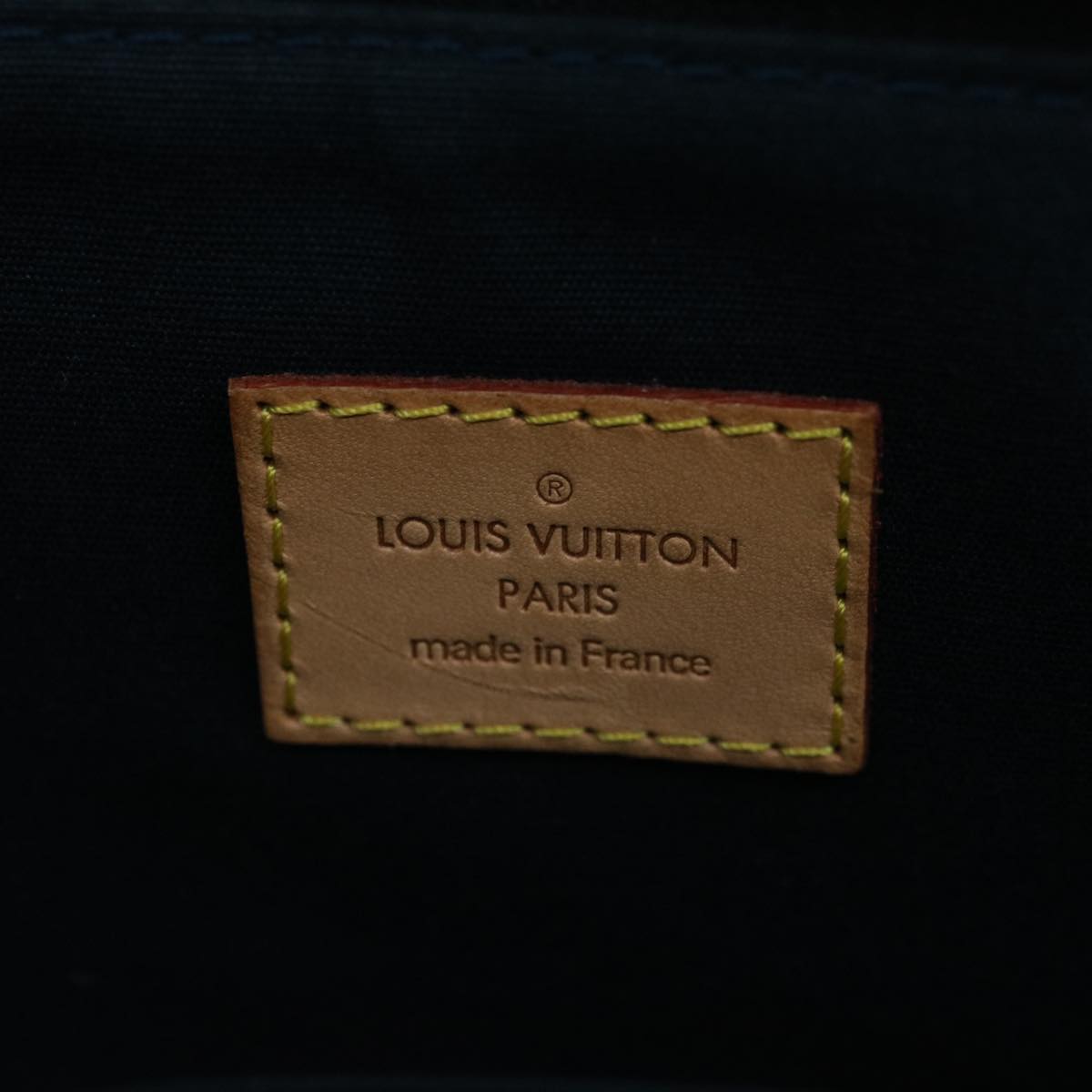 LOUIS VUITTON Monogram Vernis Bellevue GM Tote Bag Bluenuit M93673 Auth yk11287