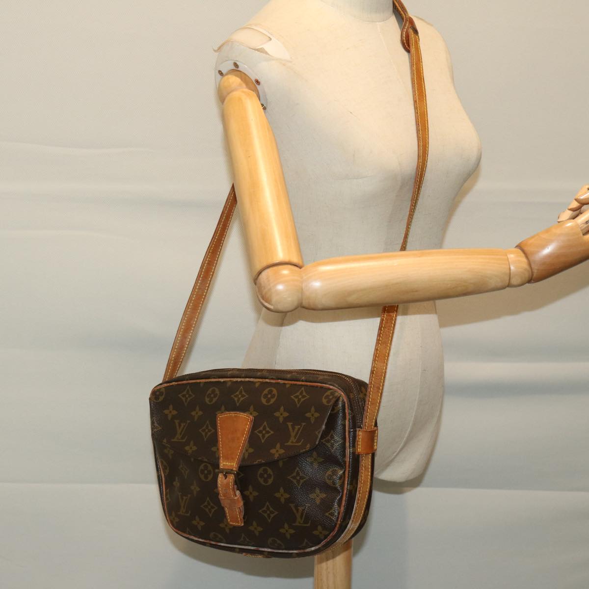 LOUIS VUITTON Monogram Jeune Fille GM Shoulder Bag M51225 LV Auth yk11291