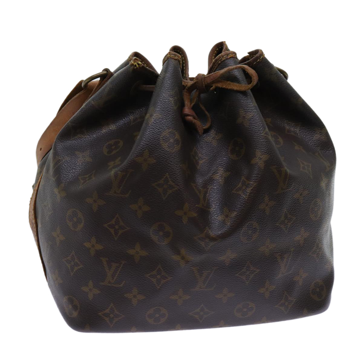 LOUIS VUITTON Monogram Petit Noe Shoulder Bag M42226 LV Auth yk11305