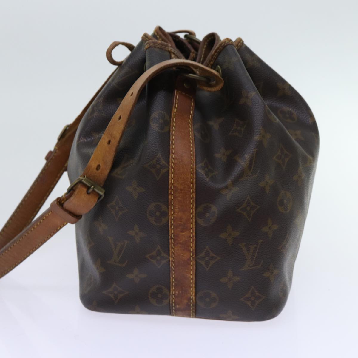 LOUIS VUITTON Monogram Petit Noe Shoulder Bag M42226 LV Auth yk11305