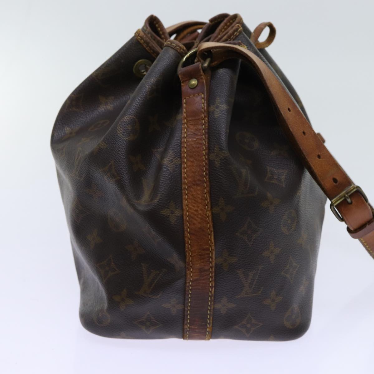 LOUIS VUITTON Monogram Petit Noe Shoulder Bag M42226 LV Auth yk11305