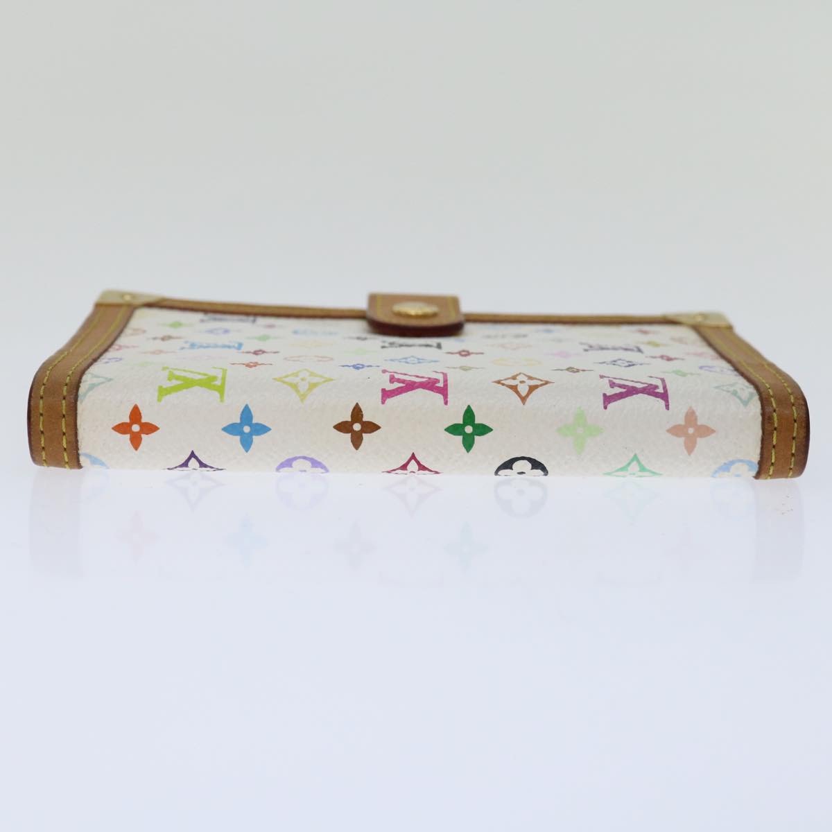 LOUIS VUITTON Multicolor Agenda PM Day Planner Cover White R21074 Auth yk11318