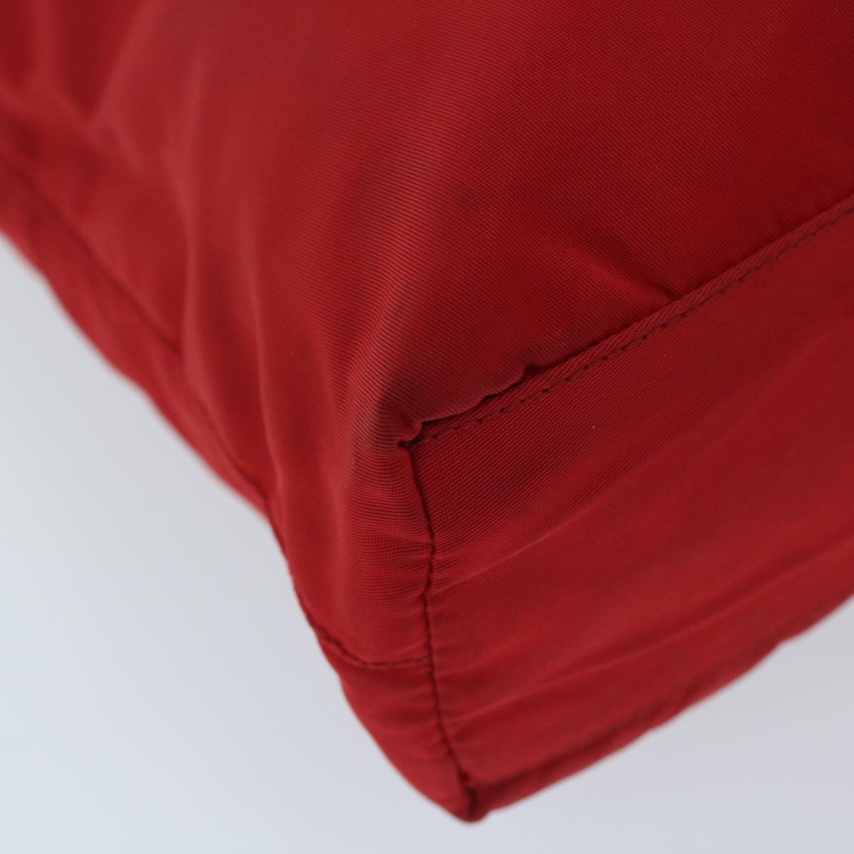 PRADA Shoulder Bag Nylon Red Auth yk11345