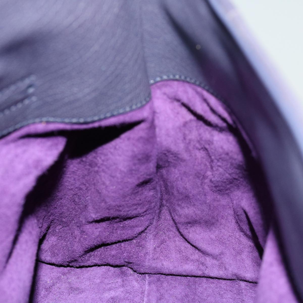 BOTTEGA VENETA Hand Bag Leather Purple Auth yk11360