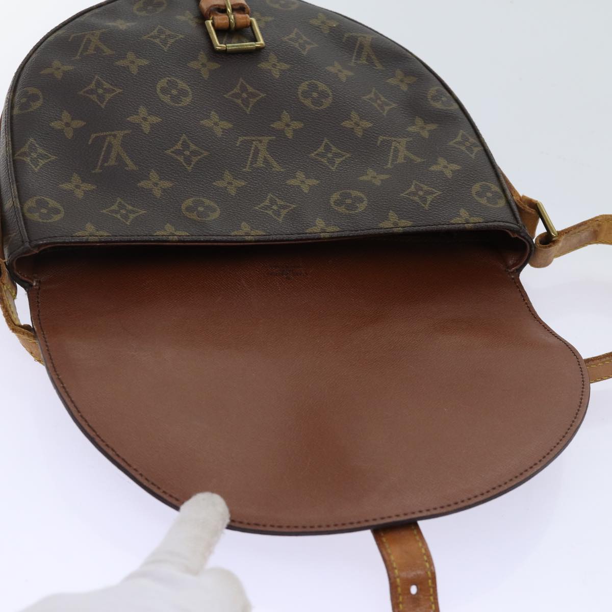 LOUIS VUITTON Monogram Chantilly GM Shoulder Bag M51232 LV Auth yk11361