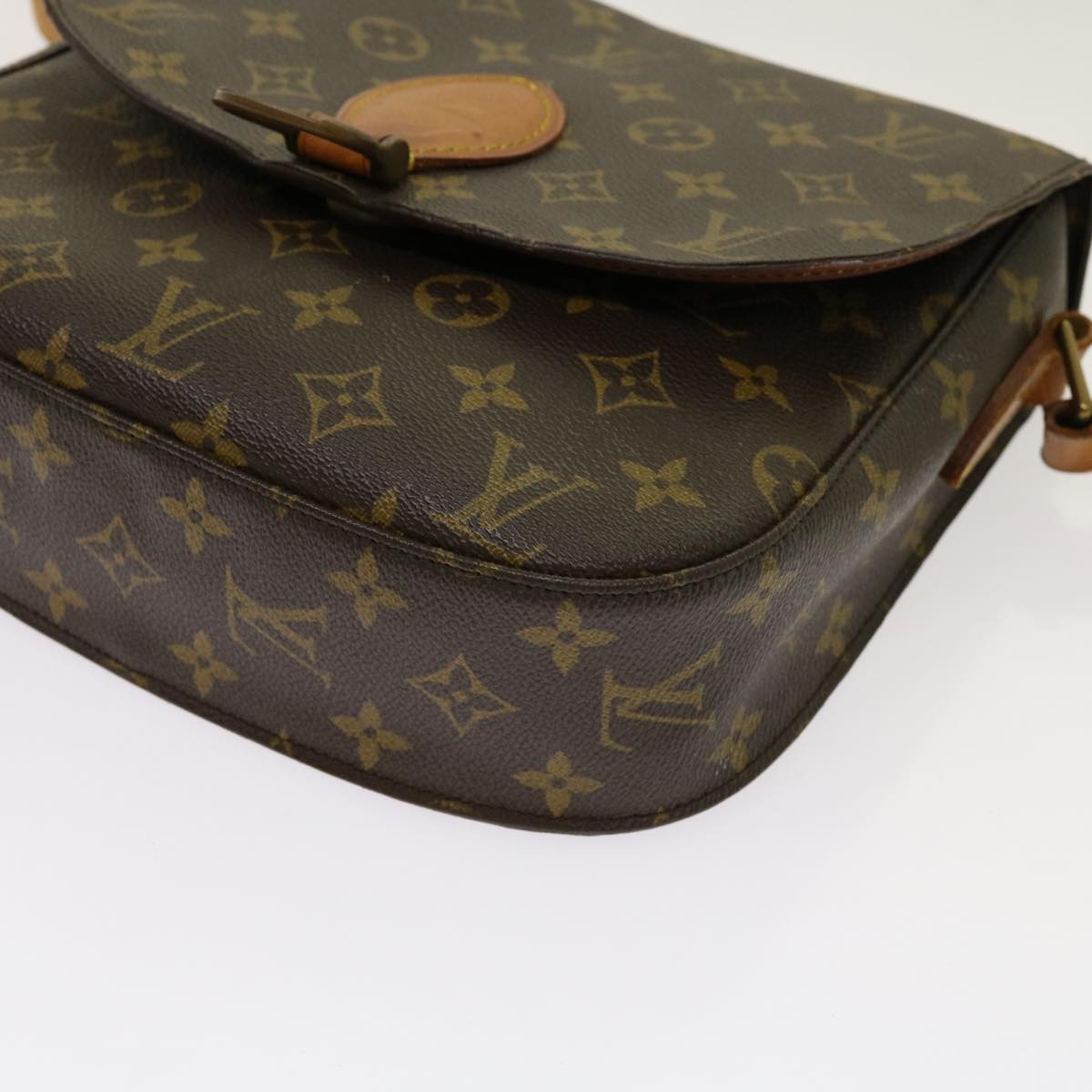 LOUIS VUITTON Monogram Saint Cloud GM Shoulder Bag M51242 LV Auth yk11365