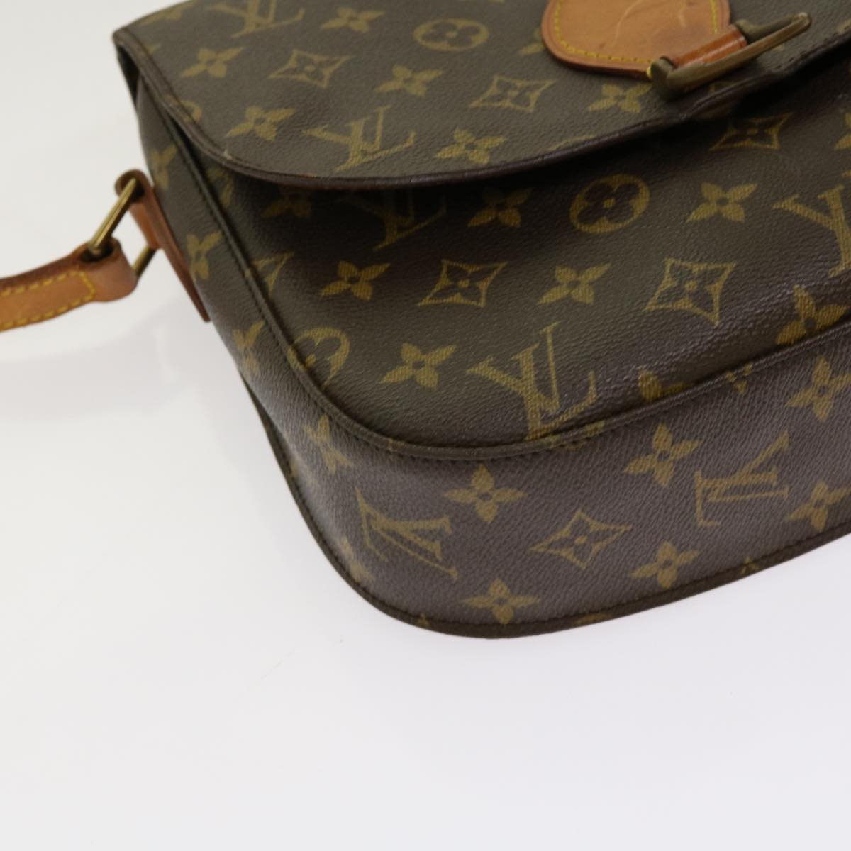 LOUIS VUITTON Monogram Saint Cloud GM Shoulder Bag M51242 LV Auth yk11365