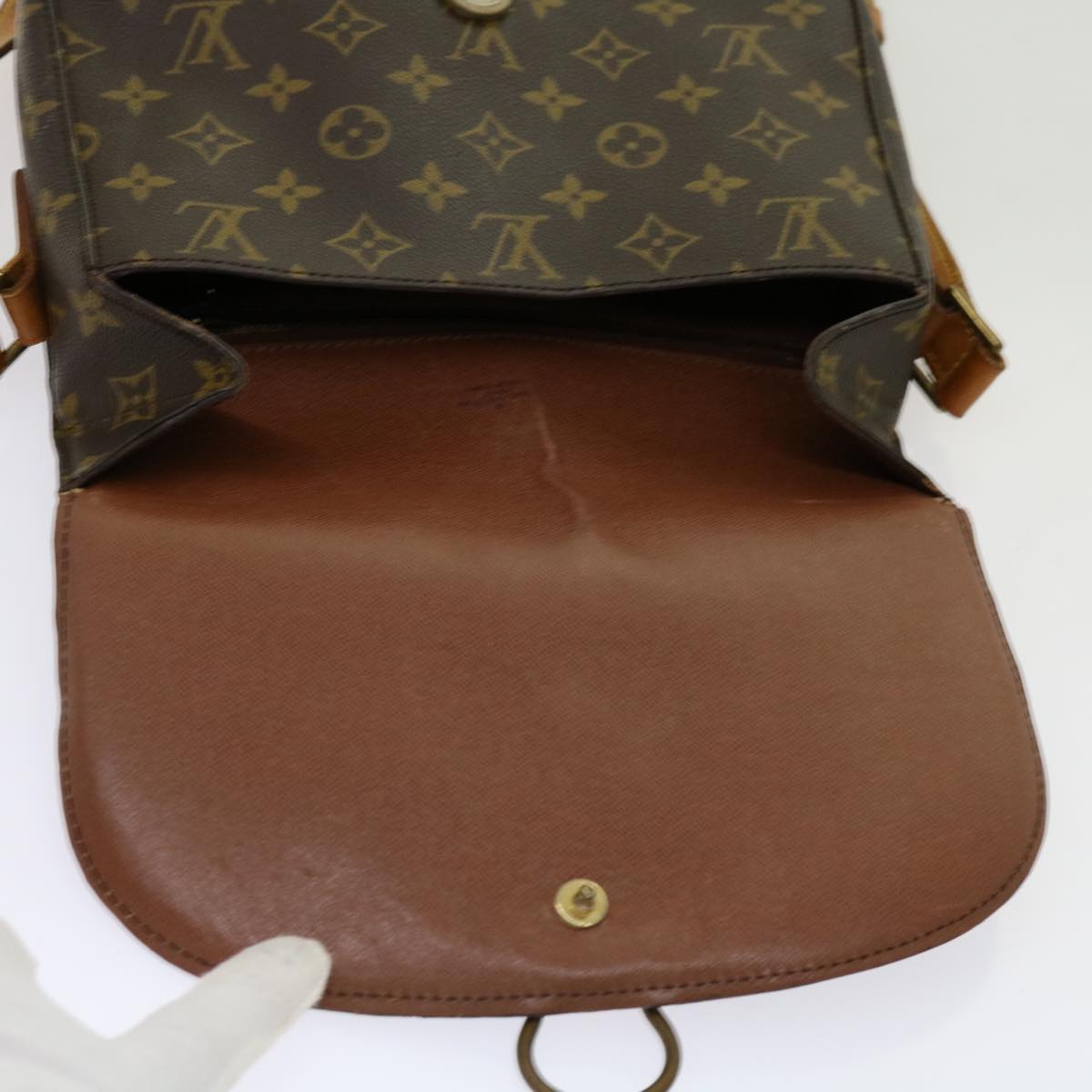 LOUIS VUITTON Monogram Saint Cloud GM Shoulder Bag M51242 LV Auth yk11365