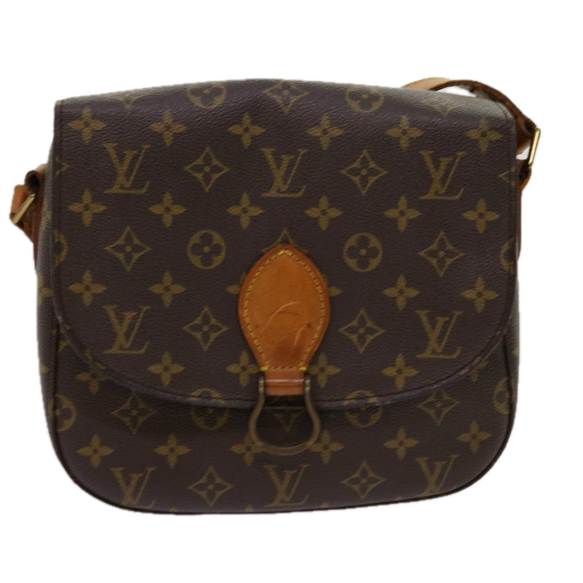 LOUIS VUITTON Monogram Saint Cloud GM Shoulder Bag M51242 LV Auth yk11365