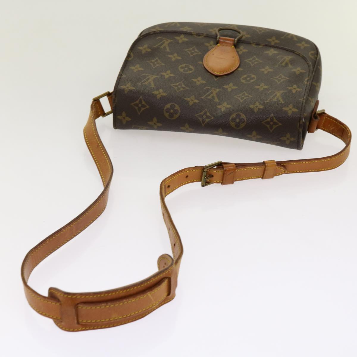 LOUIS VUITTON Monogram Saint Cloud GM Shoulder Bag M51242 LV Auth yk11365