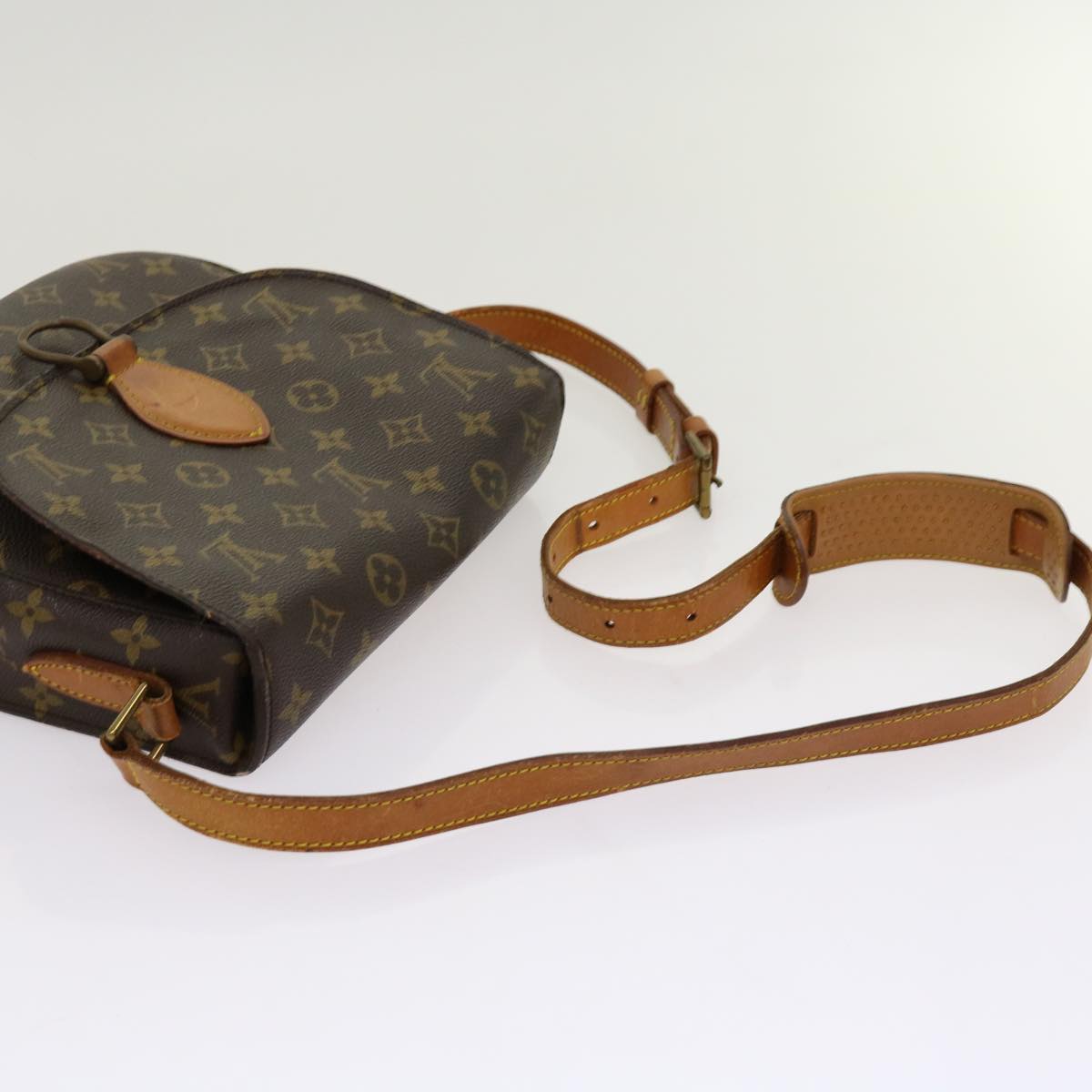 LOUIS VUITTON Monogram Saint Cloud GM Shoulder Bag M51242 LV Auth yk11365