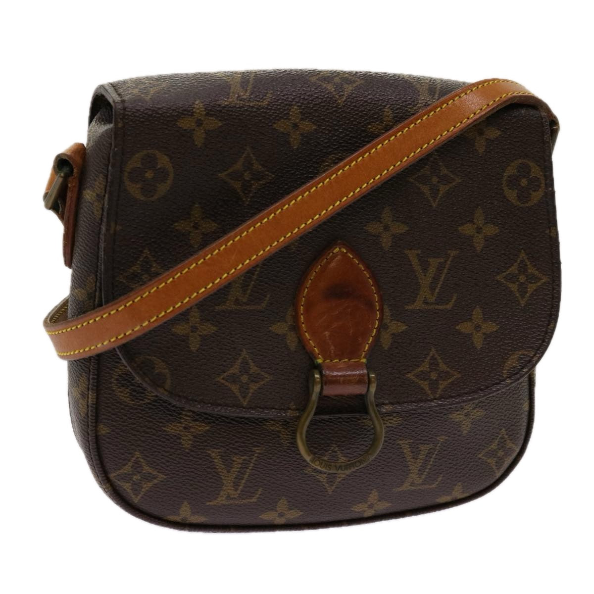 LOUIS VUITTON Monogram Saint Cloud MM Shoulder Bag M51243 LV Auth yk11368