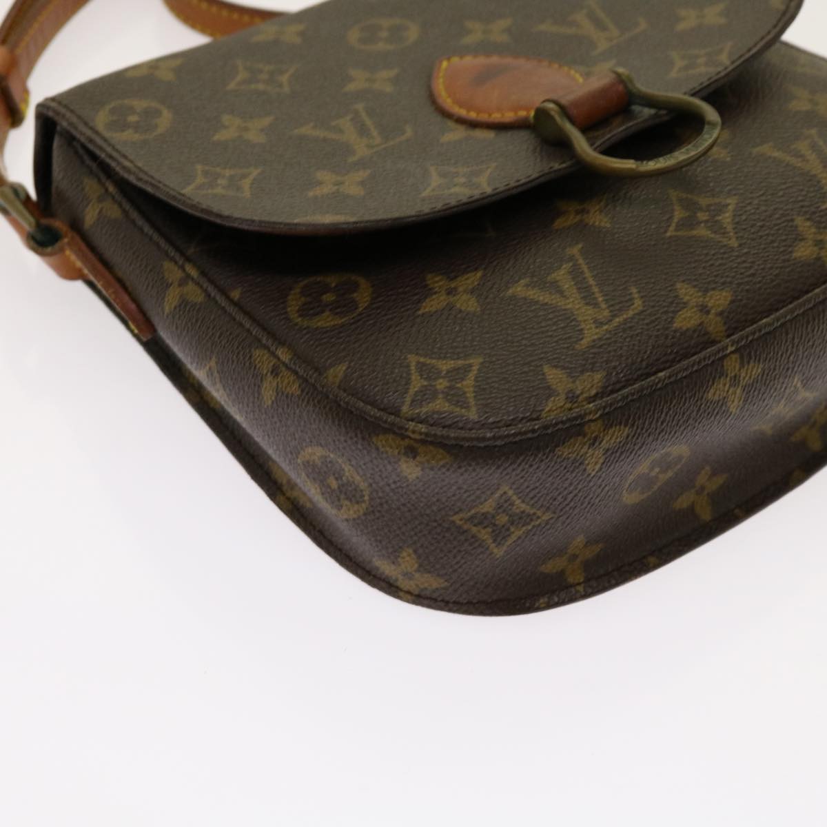 LOUIS VUITTON Monogram Saint Cloud MM Shoulder Bag M51243 LV Auth yk11368