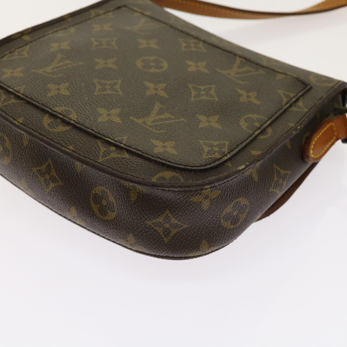 LOUIS VUITTON Monogram Saint Cloud MM Shoulder Bag M51243 LV Auth yk11368