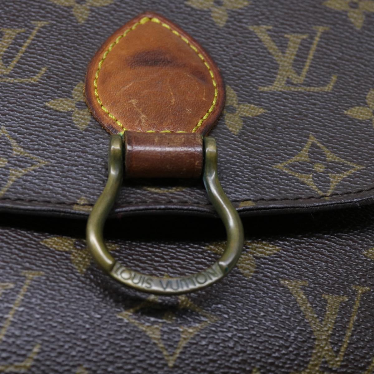 LOUIS VUITTON Monogram Saint Cloud MM Shoulder Bag M51243 LV Auth yk11368