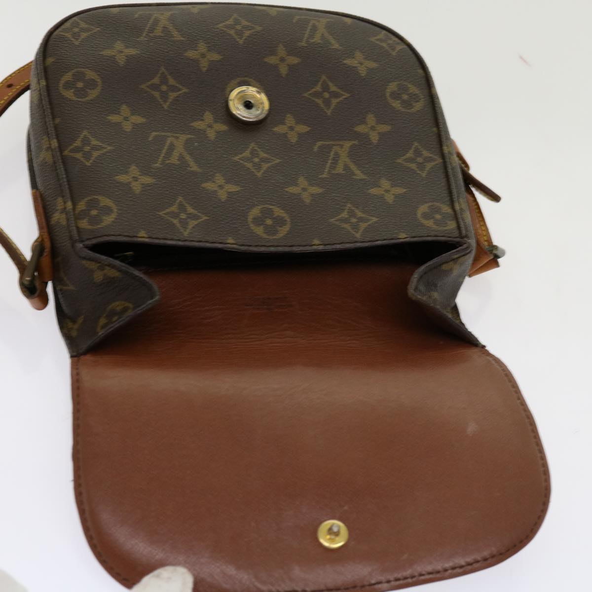 LOUIS VUITTON Monogram Saint Cloud MM Shoulder Bag M51243 LV Auth yk11368