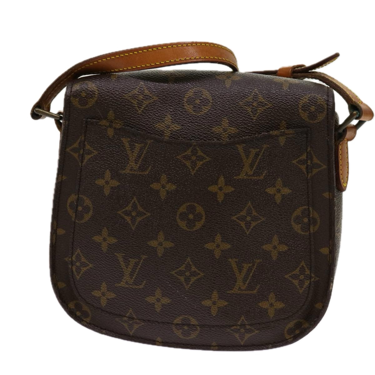 LOUIS VUITTON Monogram Saint Cloud MM Shoulder Bag M51243 LV Auth yk11368