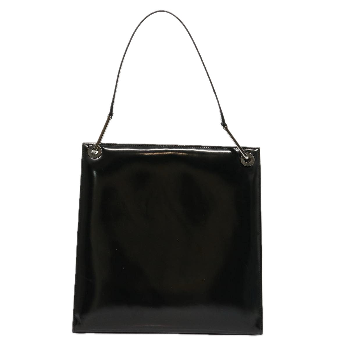 GUCCI Shoulder Bag Patent leather Black 001 1013 3037 Auth yk11369 - 0